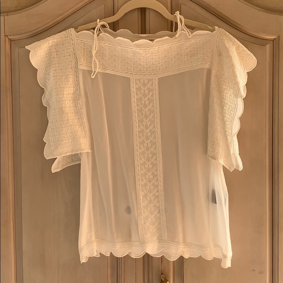 EUC Isabel Marant Étoile Flutter Sleeve Blouse - Picture 1 of 9